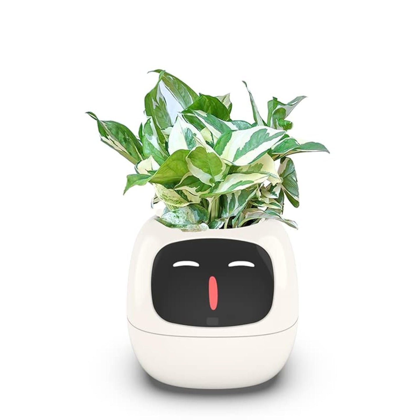 Itigoitie Smart Flowerpots,Smart Pet Planter,Ai Planter,Intelligent Flowerpots,Multiple Expressions,7 Smart Sensors, and Ai Chips Make Raising Plants Easy and Fun for Living Room,Plant-Free(White